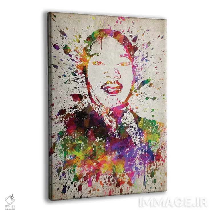 تابلو مارتین لوتر کینگ (رهبر حقوق مدنی) اثر پیکسل کهنه (استودیو/نام هنری) - نمای پرسپکتیو محصول