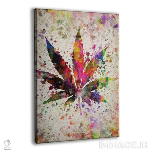 تابلو ماریجوانا (گیاه مخدر) اثر پیکسل کهنه (استودیو/نام هنری) - نمای پرسپکتیو محصول