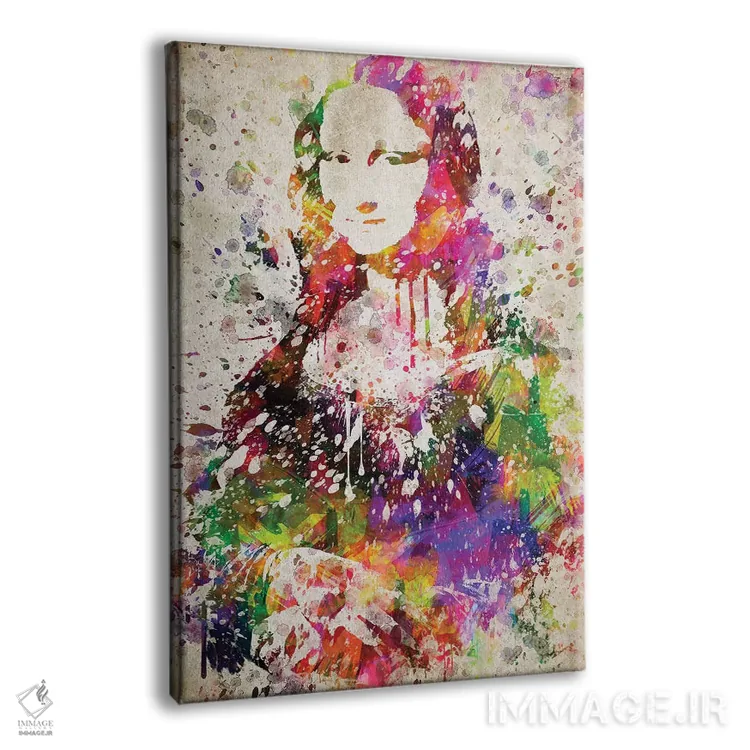 تابلو مونالیزا (اثر داوینچی) اثر پیکسل کهنه (استودیو/نام هنری) - نمای پرسپکتیو محصول