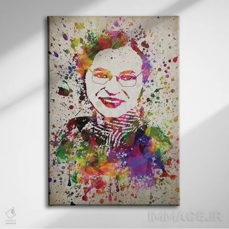 تابلو روزا پارکس (فعال حقوق مدنی) اثر پیکسل کهنه (استودیو/نام هنری) - نمای روبهرو روی دیوار