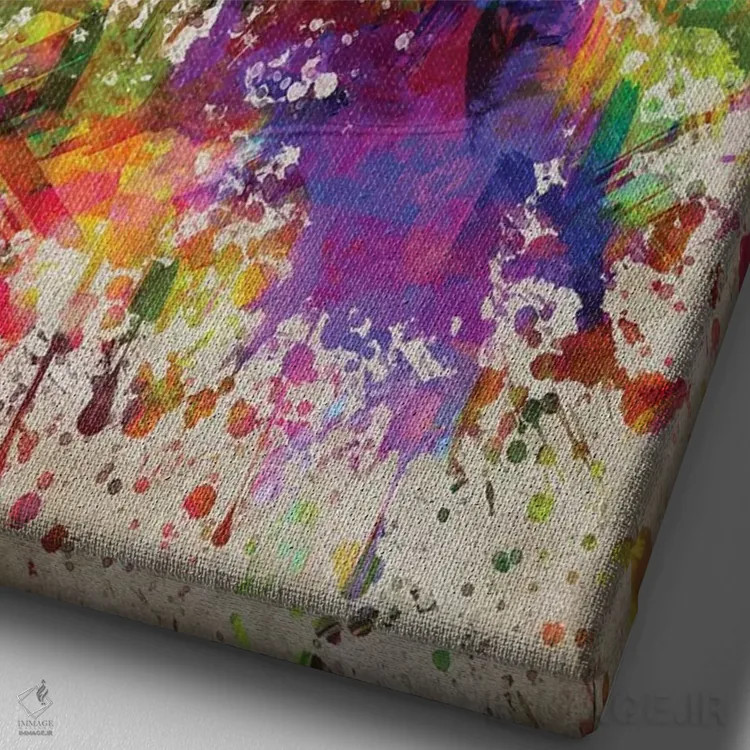 تابلو روزا پارکس (فعال حقوق مدنی) اثر پیکسل کهنه (استودیو/نام هنری) - نمای نزدیک بافت بوم