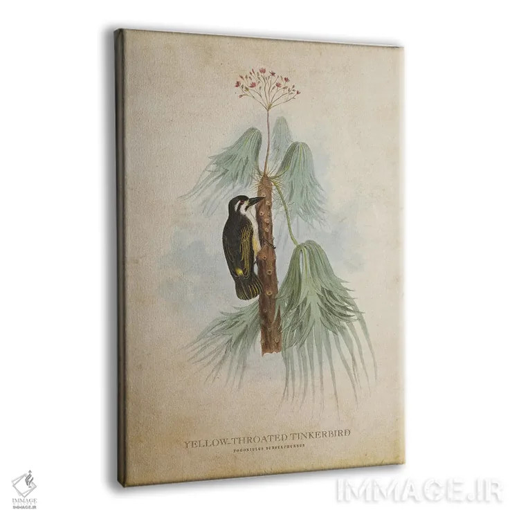 تابلو تینکربرد گلویزرد (وینتیج) اثر پیکسل کهنه (استودیو/نام هنری) - نمای پرسپکتیو محصول