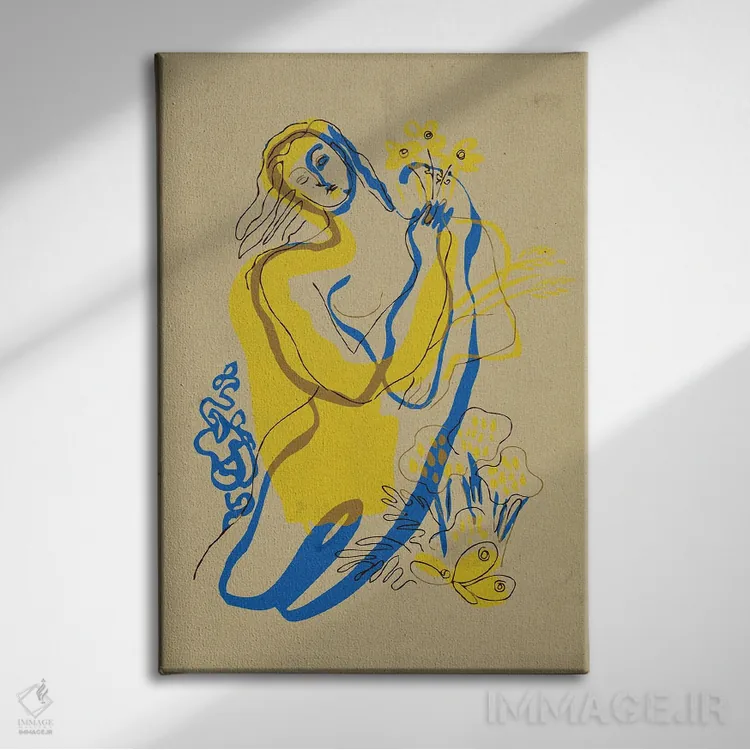 تابلو Not For Weapons,به دنبال گلها باش، نه سلاحها اثر آلساندرو دلا توره - نمای روبهرو روی دیوار