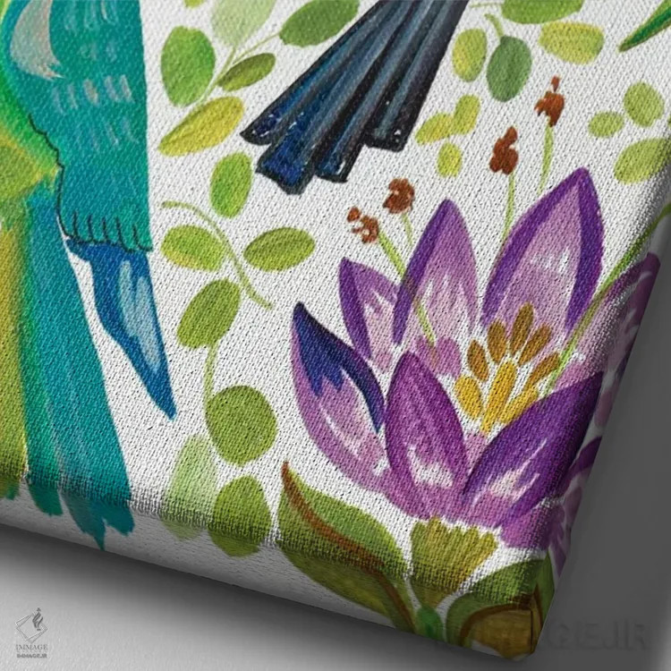 تابلو به سوی مناطق گرمسیری ۲ اثر آنی دل سول - نمای نزدیک بافت بوم