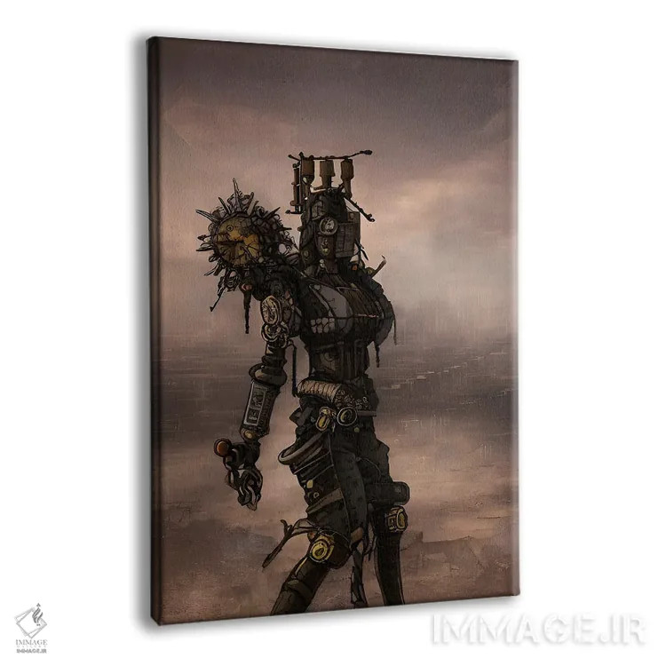 تابلو دروگر سایبرپانک هوش مصنوعی ۲ اثر آلساندرو دلا توره - نمای پرسپکتیو محصول