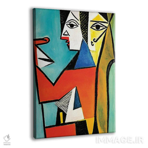 تابلو کارگران به سبک پیکاسو اثر آلساندرو دلا توره - نمای پرسپکتیو محصول