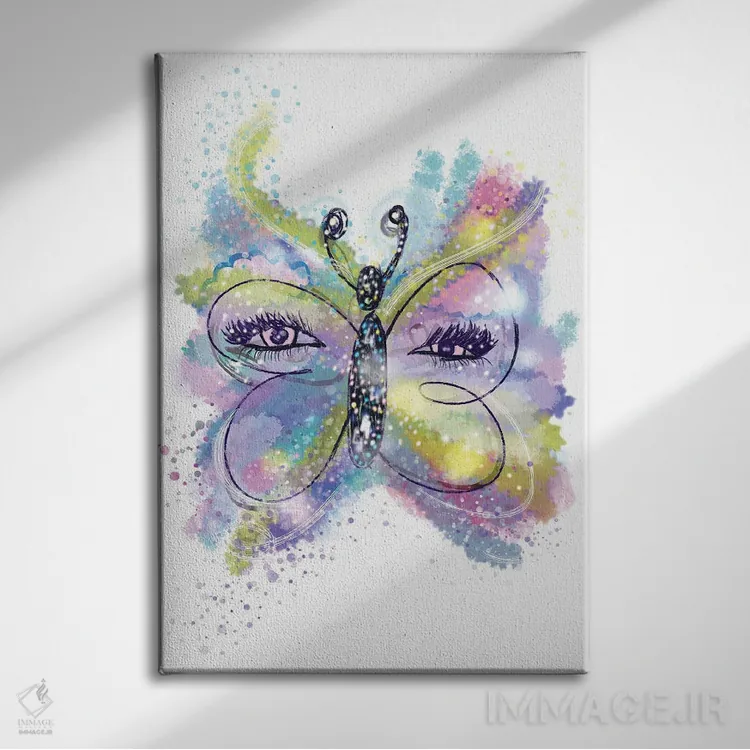 تابلو پروانه اثر آلساندرو دلا توره - نمای روبهرو روی دیوار