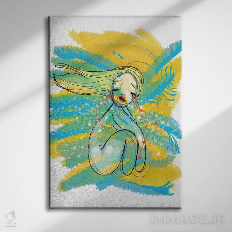 تابلو کودک جنگ اثر آلساندرو دلا توره - نمای روبهرو روی دیوار