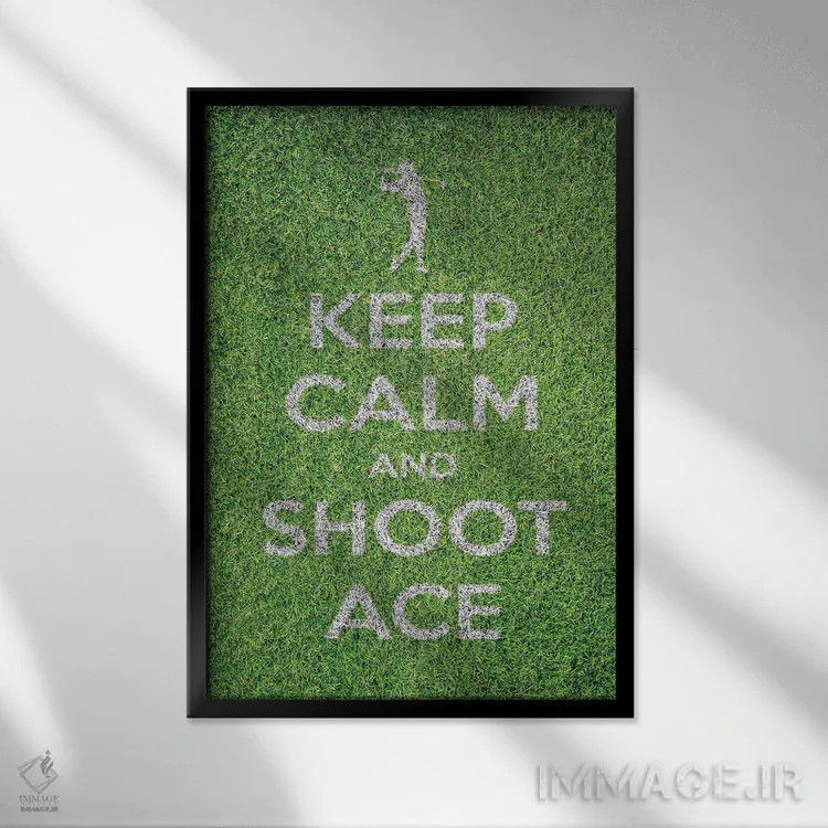 تابلو آرام باش و کارت برنده را بازی کن اثر آلساندرو دلا توره - نمای قابدار مشکی