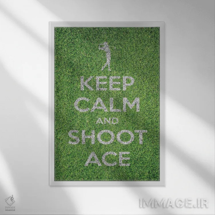 تابلو آرام باش و کارت برنده را بازی کن اثر آلساندرو دلا توره - نمای قابدار سفید