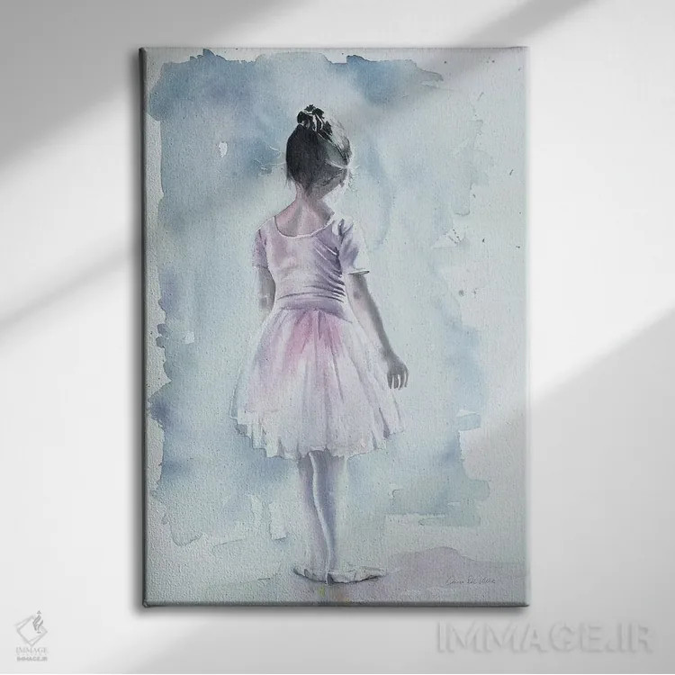 تابلو زمان رفتن فرا رسیده است اثر ایمی دل واله - نمای روبهرو روی دیوار