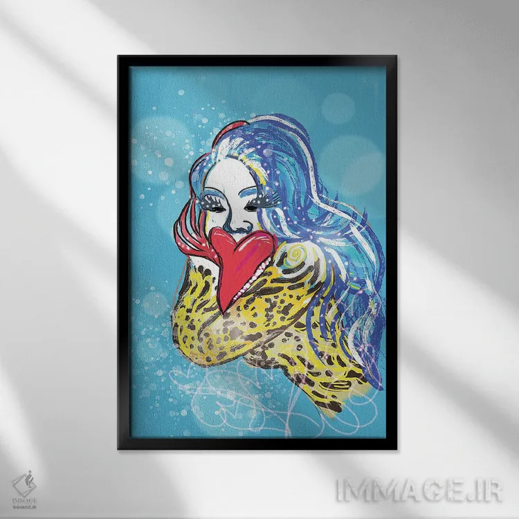 تابلو اوکراین دوستداشتنی اثر آلساندرو دلا توره - نمای قابدار مشکی