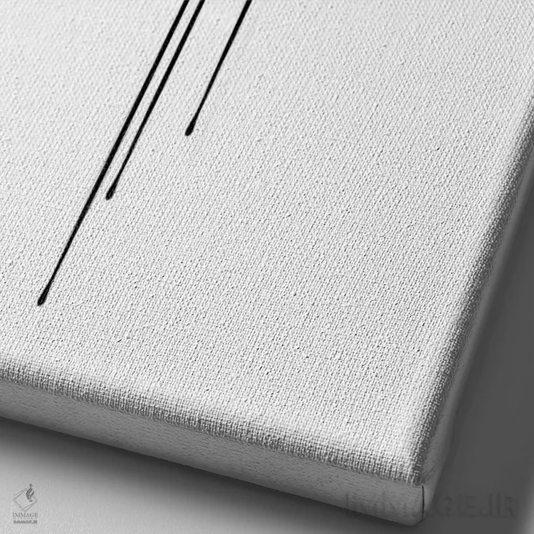 تابلو عشق سیاه (واژه فرانسوی) اثر آلکمی انگلند (استودیو هنری انگلیسی) - نمای نزدیک بافت بوم