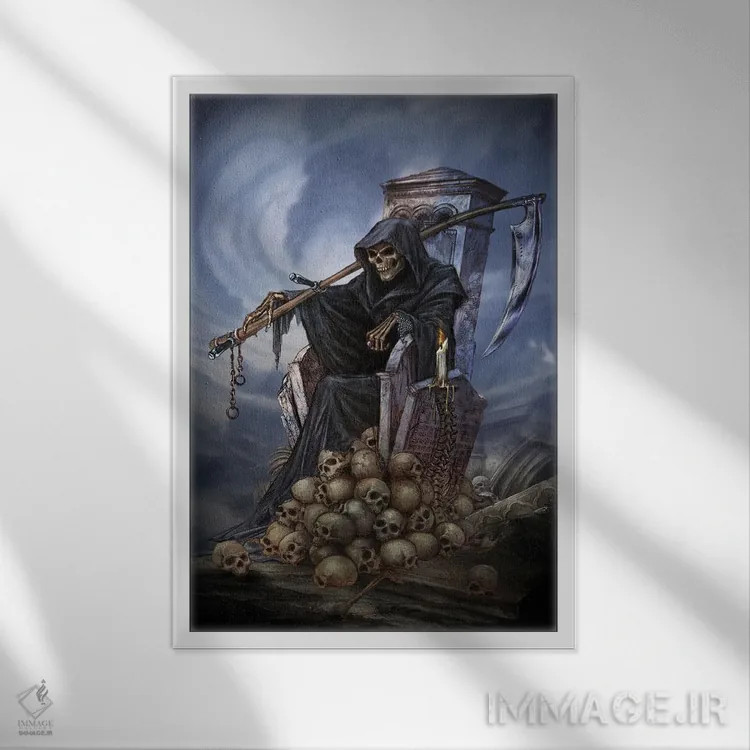 تابلو قلمرو دروگر اثر آلکمی انگلند (استودیو هنری انگلیسی) - نمای قابدار سفید