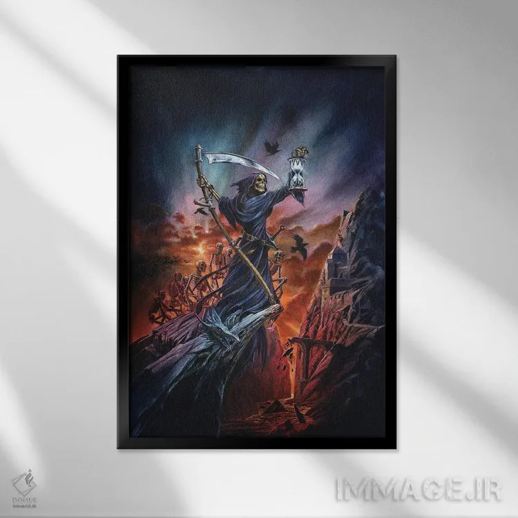 تابلو سپاه مردگان اثر آلکمی انگلند (استودیو هنری انگلیسی) - نمای قابدار مشکی