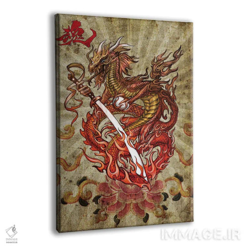 تابلو سیزدهمین سامورایی اثر آلکمی انگلند (استودیو هنری انگلیسی) - نمای پرسپکتیو محصول