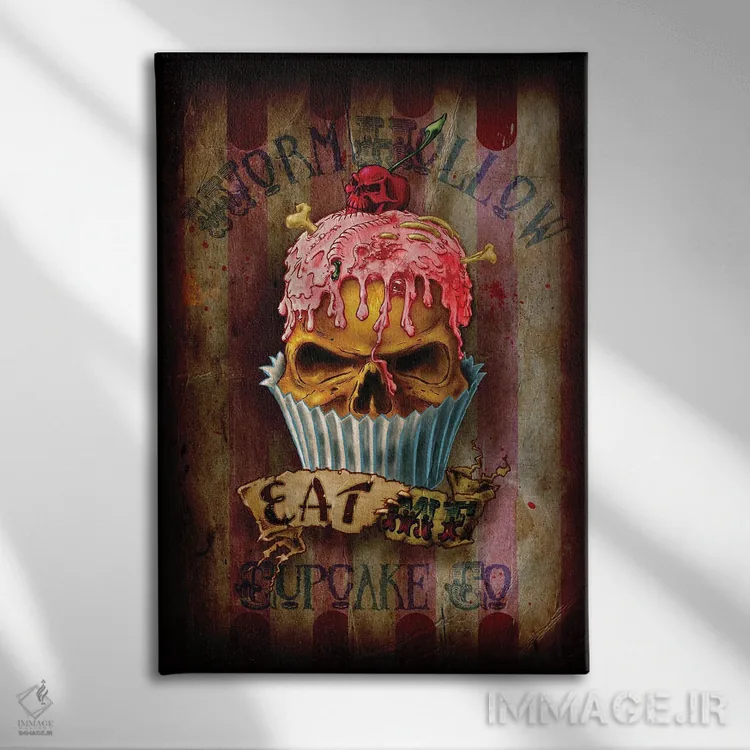 تابلو مرا بخور اثر آلکمی انگلند (استودیو هنری انگلیسی) - نمای روبهرو روی دیوار