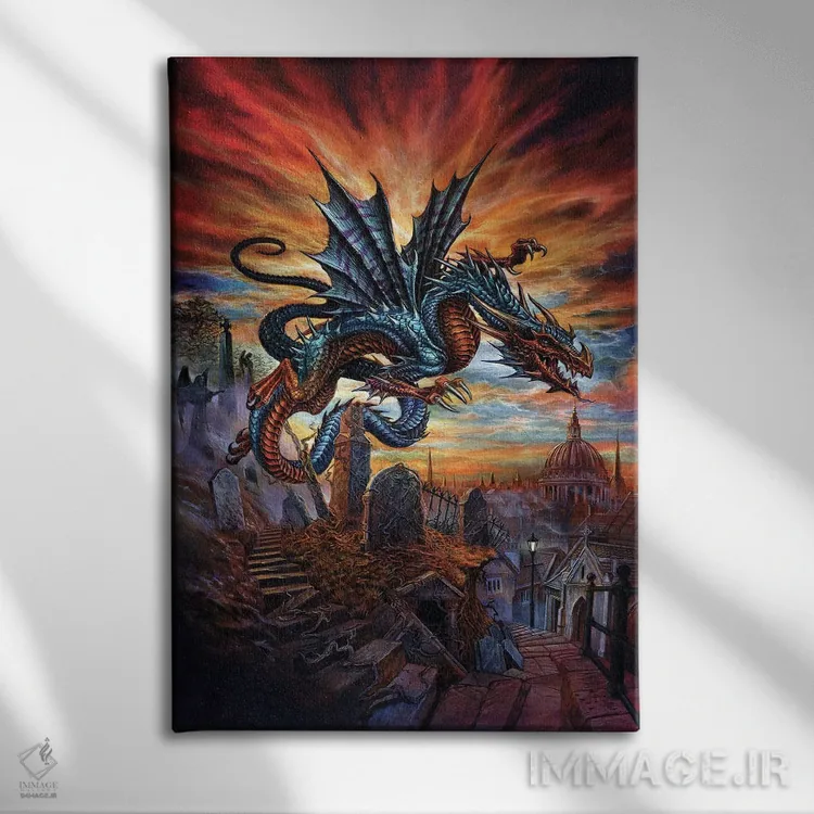 تابلو وحشت هایگیت اثر آلکمی انگلند (استودیو هنری انگلیسی) - نمای روبهرو روی دیوار