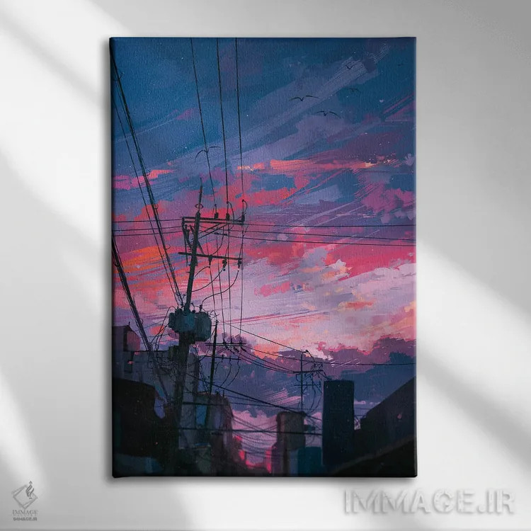 تابلو دیوارها اثر آلنا آئنامی - نمای روبهرو روی دیوار