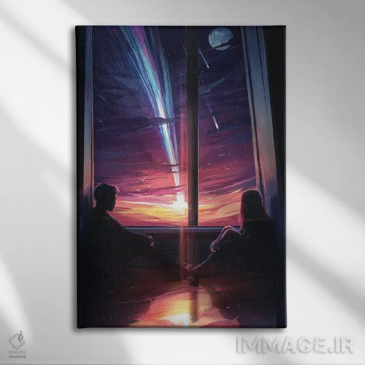 تابلو آخرین نور اثر آلنا آئنامی - نمای روبهرو روی دیوار