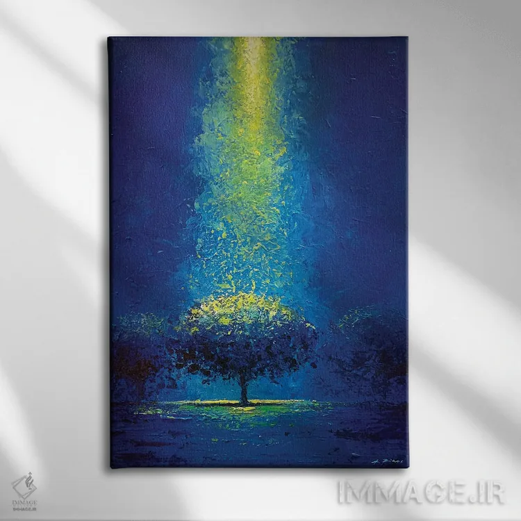 تابلو روشنبین اثر آلساندرو پیراس - نمای روبهرو روی دیوار