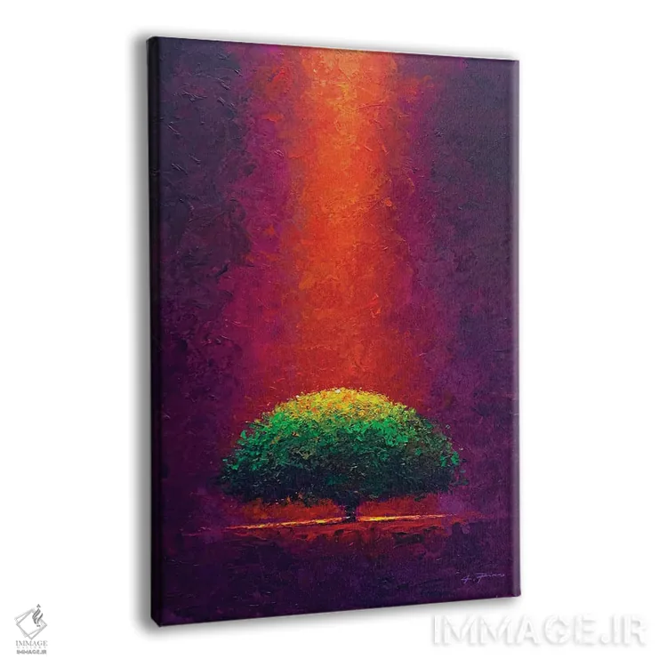 تابلو پاییز نارنجی اثر آلساندرو پیراس - نمای پرسپکتیو محصول