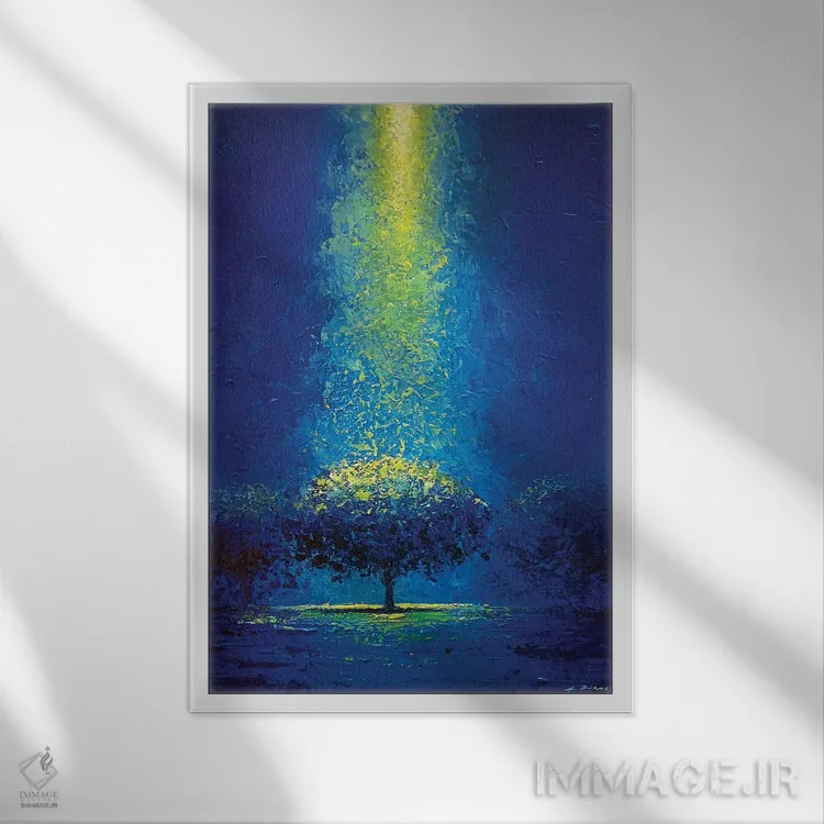 تابلو روشنبین اثر آلساندرو پیراس - نمای قابدار سفید