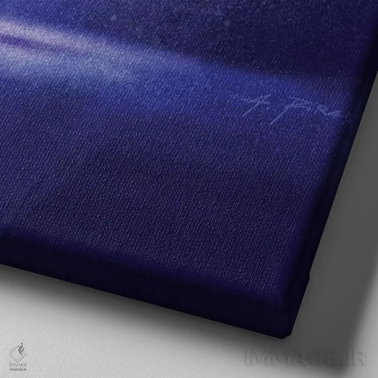 تابلو قداست اثر آلساندرو پیراس - نمای نزدیک بافت بوم