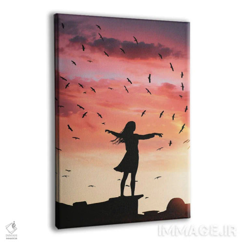 تابلو پرواز اثر عبدالله ایویندار - نمای پرسپکتیو محصول