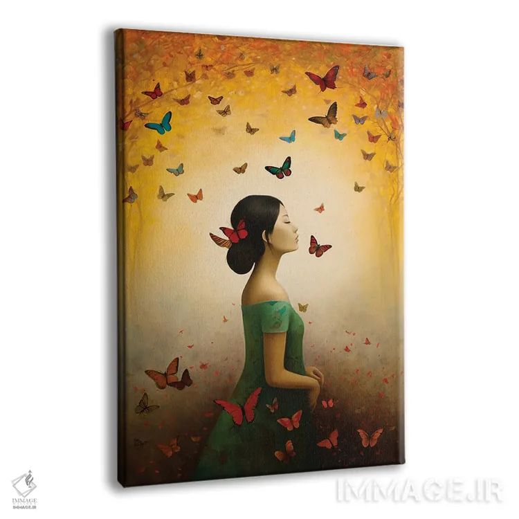 تابلو کلبک (پروانه به ترکی) اثر عبدالله ایویندار - نمای پرسپکتیو محصول