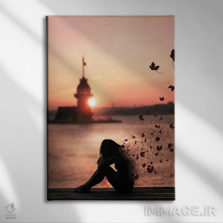 تابلو انقراض اثر عبدالله ایویندار - نمای روبهرو روی دیوار