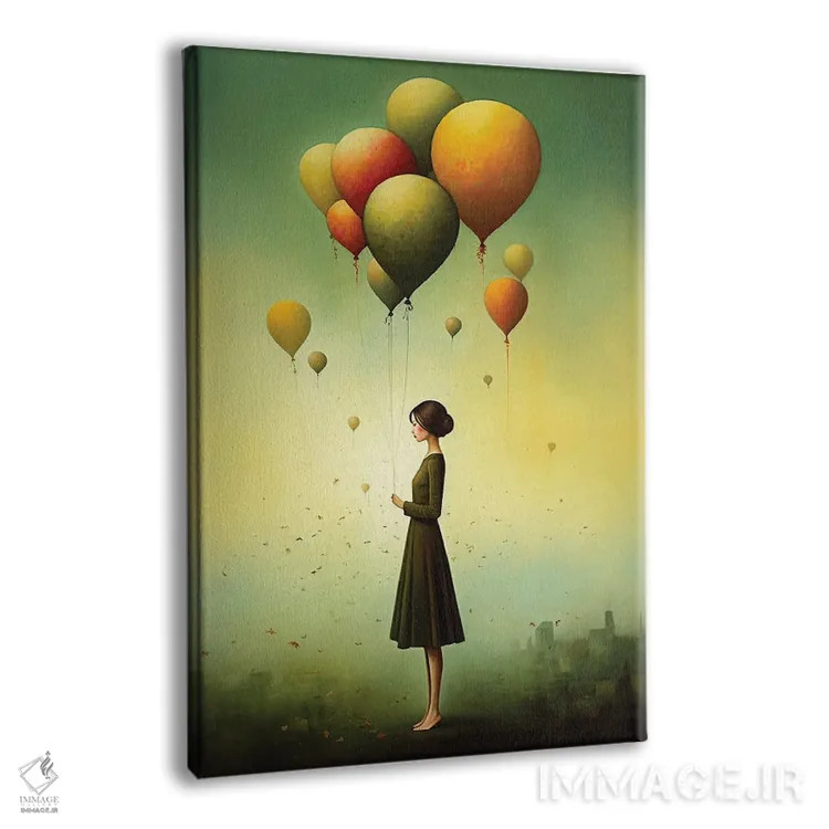 تابلو انتظار اثر عبدالله ایویندار - نمای پرسپکتیو محصول