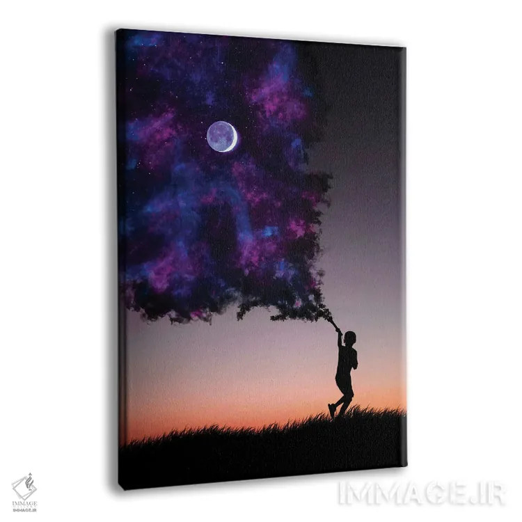 تابلو بچههای آزاد اثر عبدالله ایویندار - نمای پرسپکتیو محصول