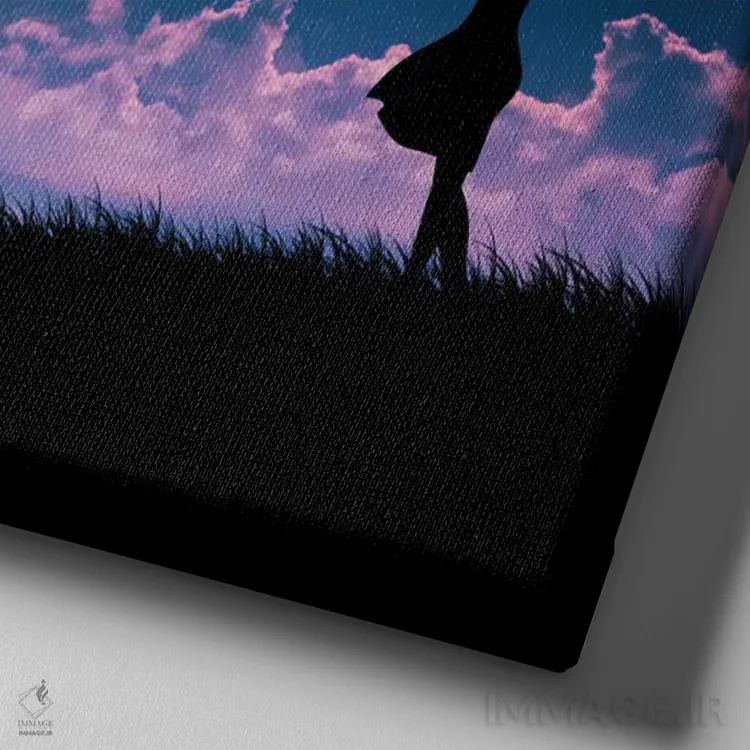 تابلو کهکشان اثر عبدالله ایویندار - نمای نزدیک بافت بوم