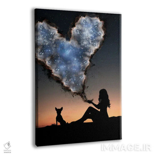 تابلو قلب اثر عبدالله ایویندار - نمای پرسپکتیو محصول