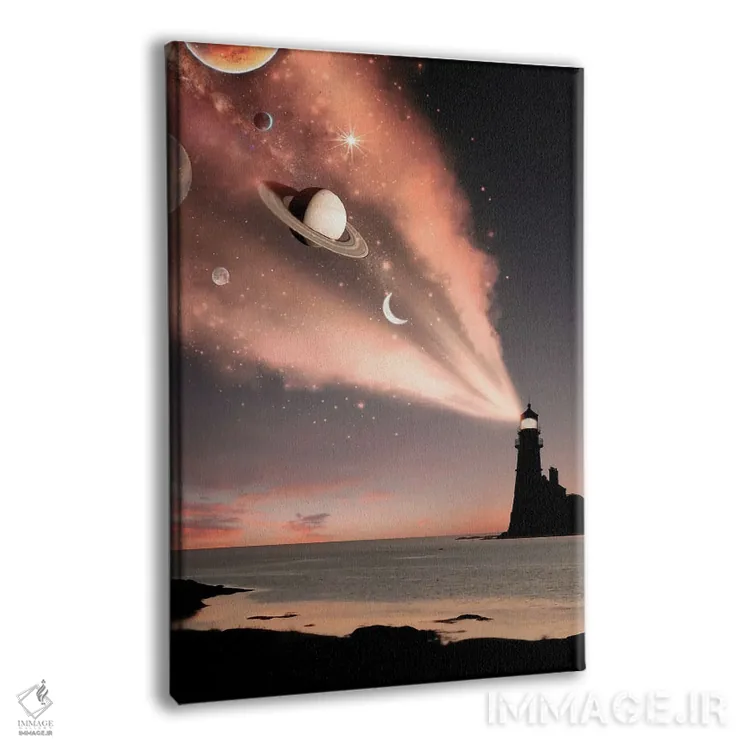 تابلو نور فانوس دریایی اثر عبدالله ایویندار - نمای پرسپکتیو محصول