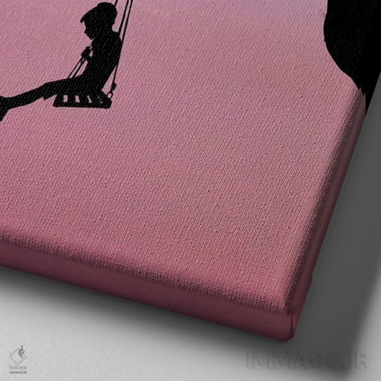 تابلو تاب اثر عبدالله ایویندار - نمای نزدیک بافت بوم