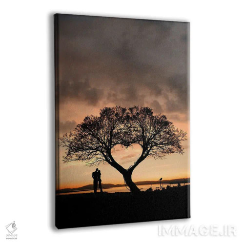 تابلو درخت و قلب اثر عبدالله ایویندار - نمای پرسپکتیو محصول