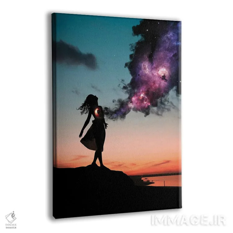 تابلو جهان درون ما اثر عبدالله ایویندار - نمای پرسپکتیو محصول