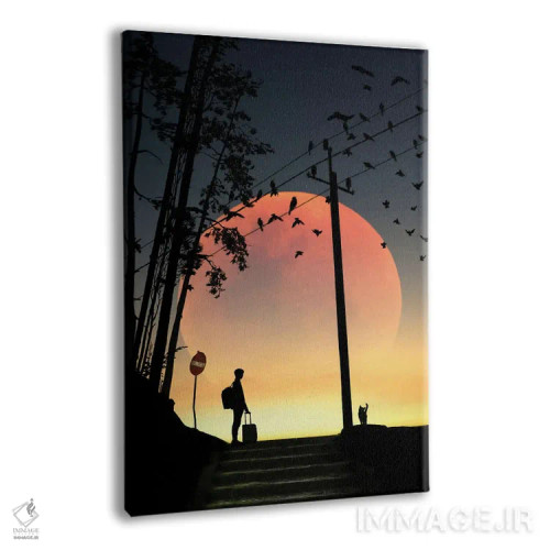 تابلو سفر اثر عبدالله ایویندار - نمای پرسپکتیو محصول