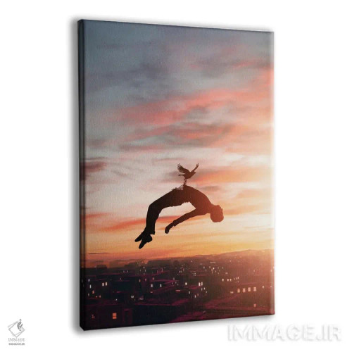 تابلو داستانی از مهاجرت اثر عبدالله ایویندار - نمای پرسپکتیو محصول