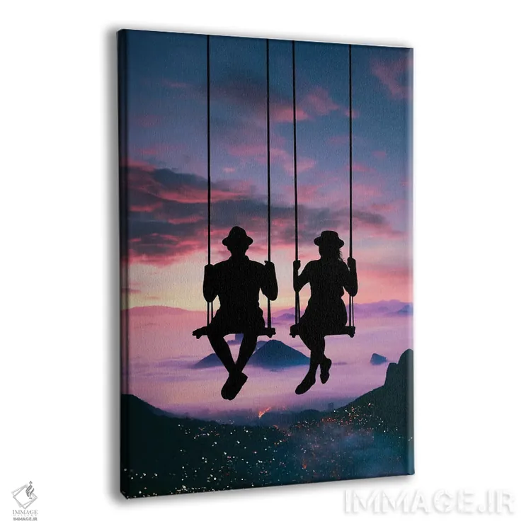 تابلو تاب هوایی اثر عبدالله ایویندار - نمای پرسپکتیو محصول