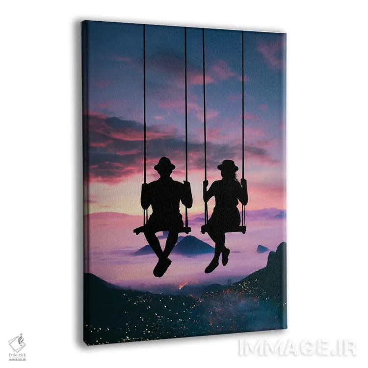 تابلو تاب هوایی اثر عبدالله ایویندار - نمای پرسپکتیو محصول