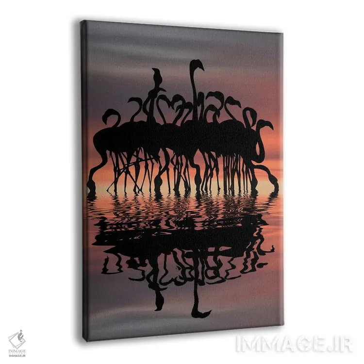 تابلو فلامینگو اثر عبدالله ایویندار - نمای پرسپکتیو محصول