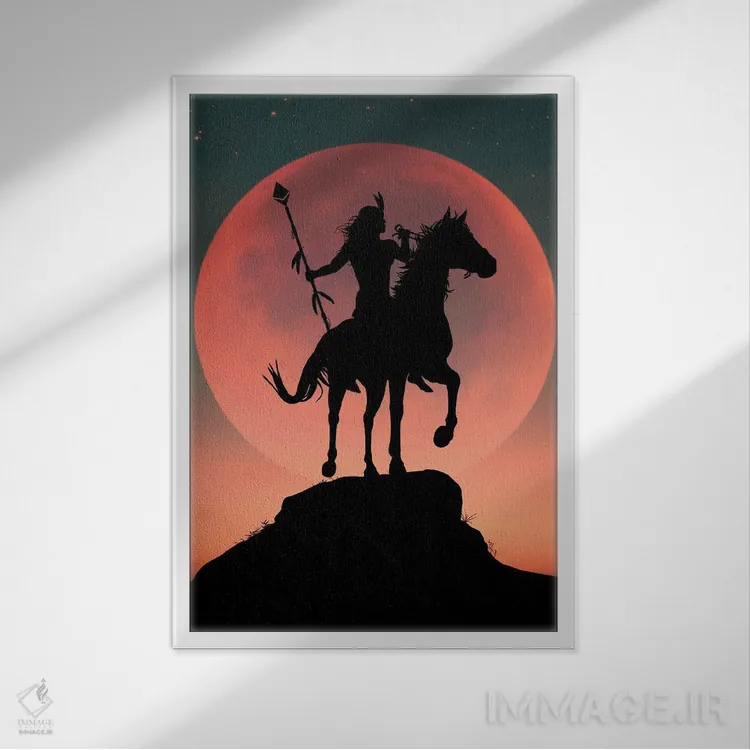 تابلو جاسی (اسم خاص) اثر عبدالله ایویندار - نمای قابدار سفید