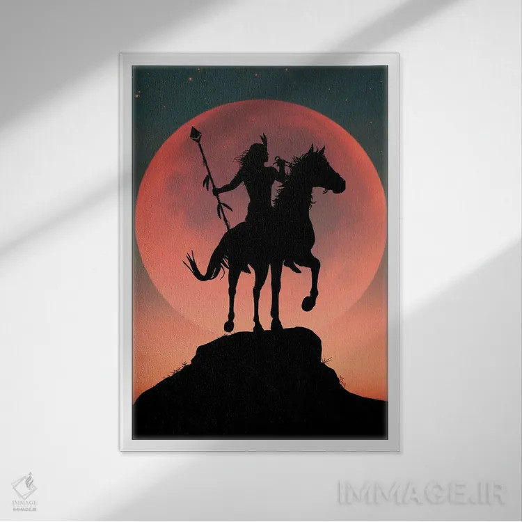 تابلو جاسی (اسم خاص) اثر عبدالله ایویندار - نمای قابدار سفید