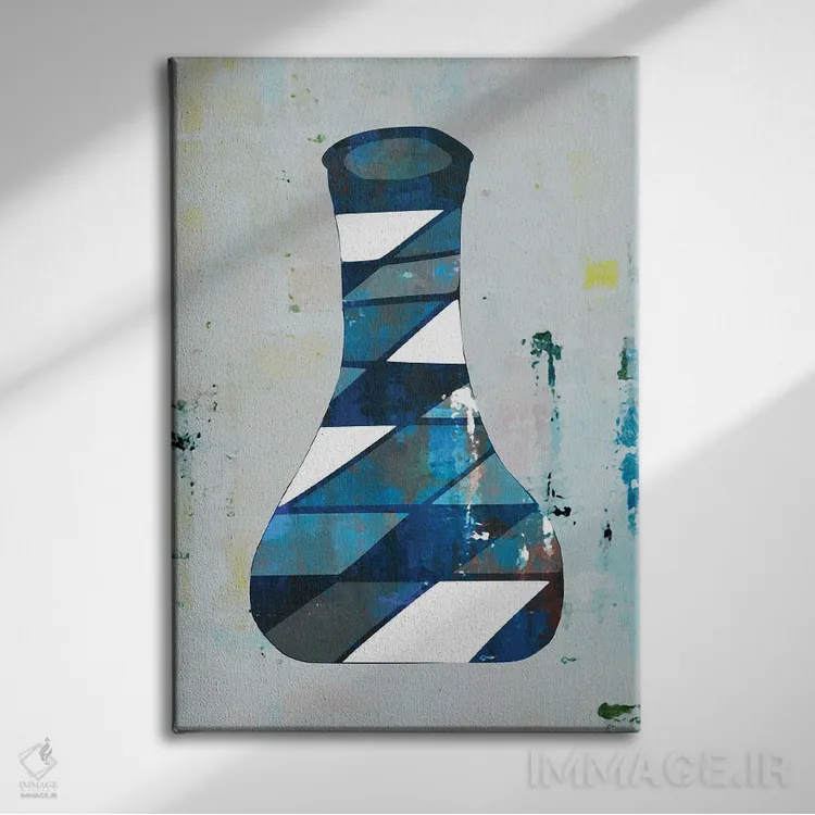 تابلو آبریز ۲ (سفال) اثر آنجِل استوز - نمای روبهرو روی دیوار