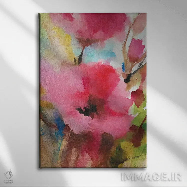 تابلو پرترهٔ بهاری اثر آنجِل استوز - نمای روبهرو روی دیوار