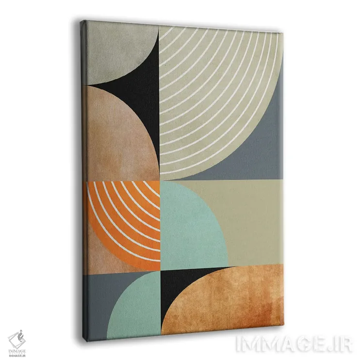 تابلو مفهوم هندسی LIII اثر آنجِل استوز - نمای پرسپکتیو محصول