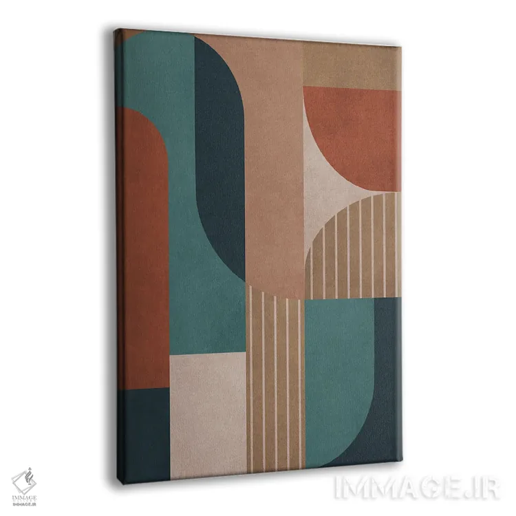 تابلو مفهوم هندسی LV اثر آنجِل استوز - نمای پرسپکتیو محصول